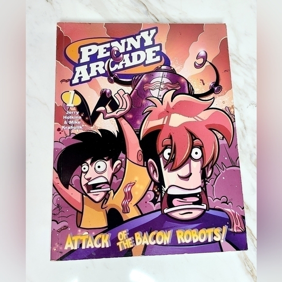 ATTACK Of The Bacon Robots (Penny Arcade, Vol. 1) Book - Picture 1 of 4